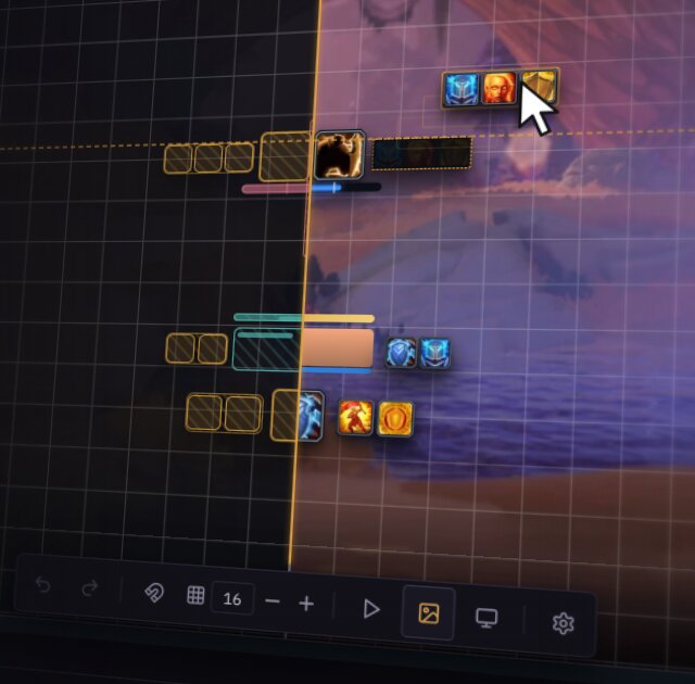 Fellowship HUD layout editor